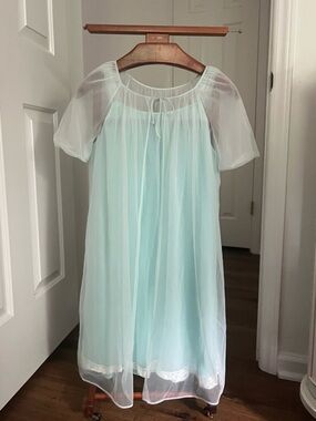 60s Babydoll Blue Dress